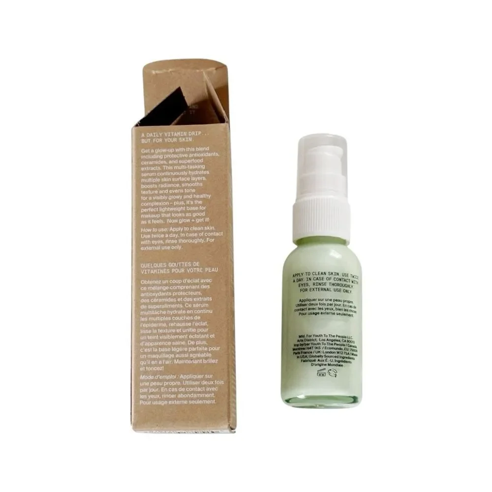 NWB YOUTH TO THE PEOPLE Superfood Skin Drip Smooth + Glow Barrier Serum